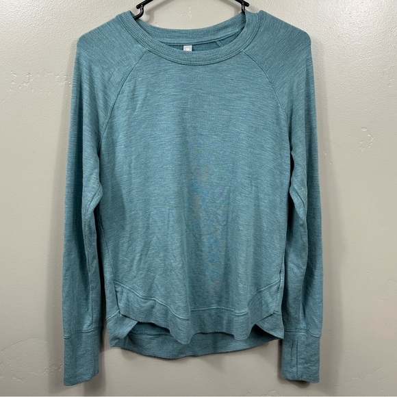 Athleta Mindset Sweatshirt Light Blue Size Small - Picture 1 of 5